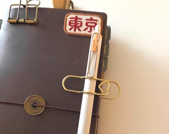 Portapenne colorato, clip, quaderno, diario, accessori, materiali artigianali