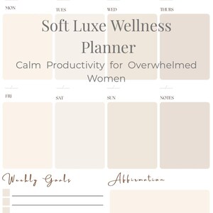 Burnout Recovery System for Overwhelmed Women | Gentle Daily Structure to Rebuild Motivation | Soft Life Reset Planner for iPad