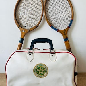 70s Tennis Bag - Etsy