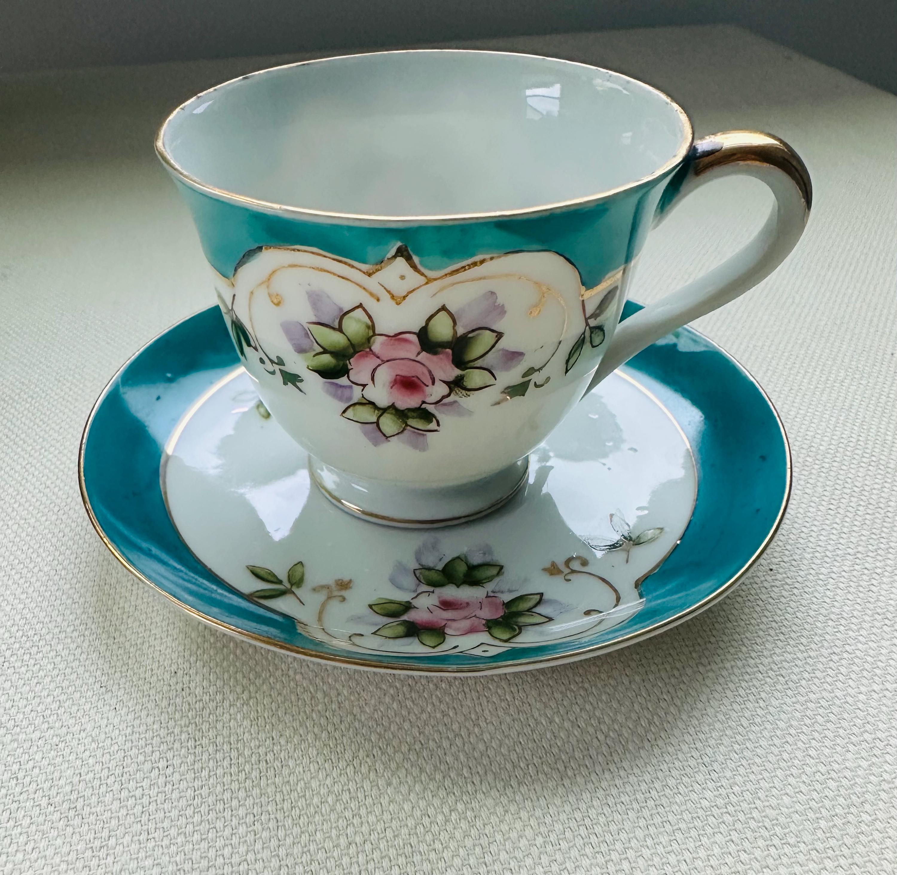  HALSEY　ヴィンテージ　 ティーカップ2客 1.5～2万円 | antique FEELPORT アンティーク食器の専門店 アンティーク雑貨