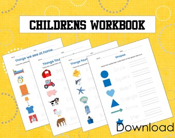 CHILDREN WORKBOOKS (16 WORKSHEETS)