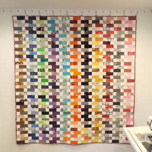 Handmade Zip-It Quilt, Blanket, Bedding, Bedspread, Throw, Double, Longarm quilting