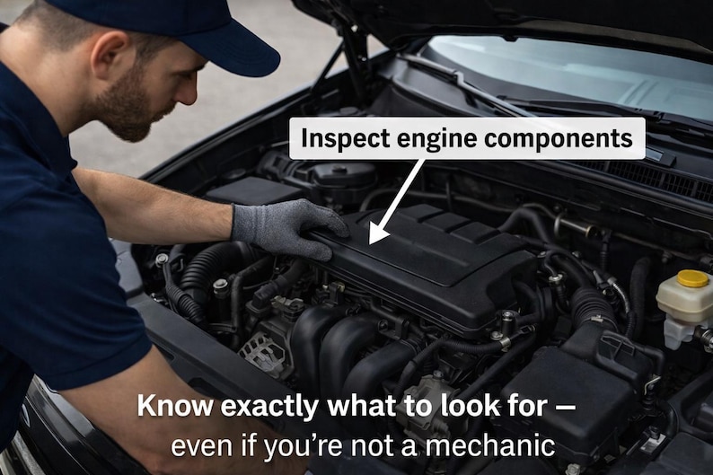 Professional Car Inspection Guide • Used Car Checklist PDF • Step-by-Step Pre-Purchase Automotive Inspection • Avoid Costly Mistakes image 3
