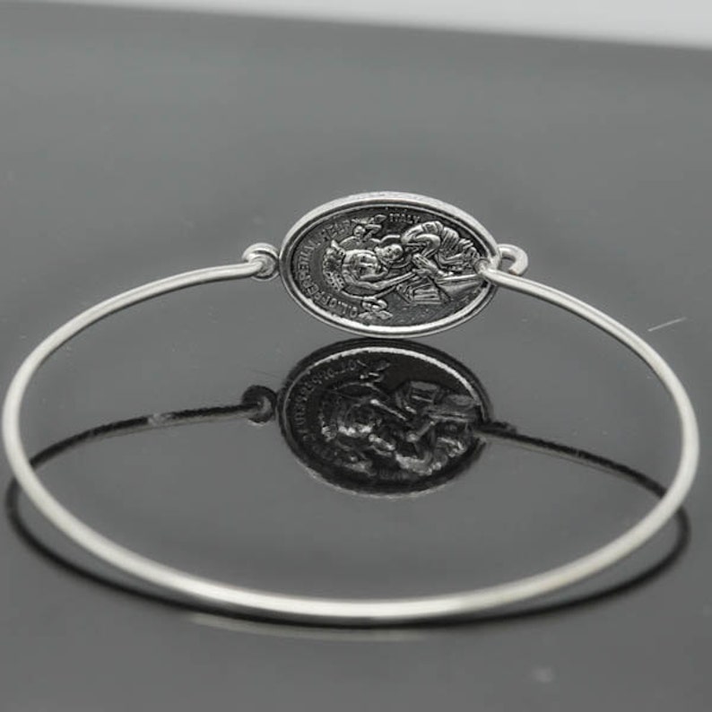 St Gerard Bangle St Gerard Jewelry St Gerard Bracelet Etsy