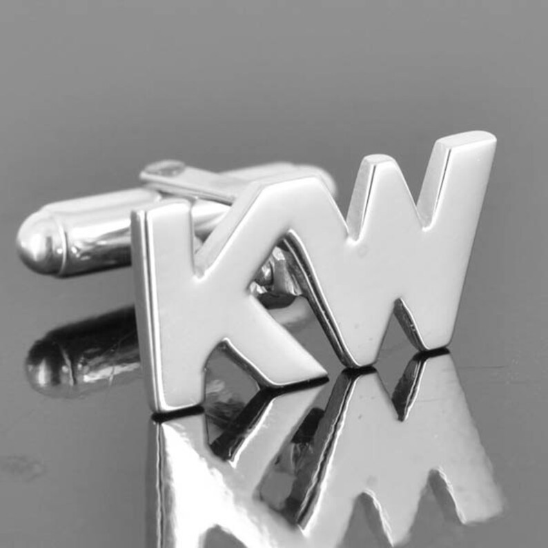 Personalized cufflinks Initial cufflinks mens accessories Etsy