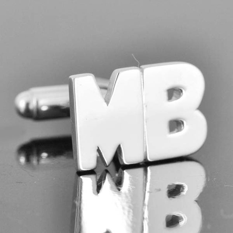 Personalized cufflinks Initial cufflinks mens accessories Etsy