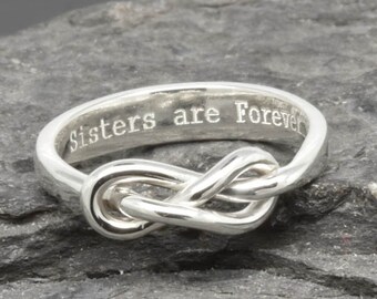 Personalized Ring, Infinity Ring, Personalized Gift, Gift for Her, Gift for Mom, Bridesmaid Gift, Personalized Jewelry, Wedding Gift