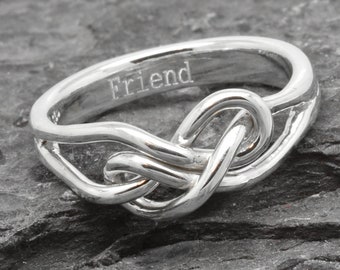 Infinity Ring, Personalized Ring, Personalized Gift, Gift for Her, Gift for Mom, Bridesmaid Gift, Personalized Jewelry, Wedding Gift