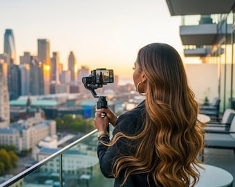 AI Influencer Photo Bundle – Faceless Balcony Content, Prompts (Digital Download)