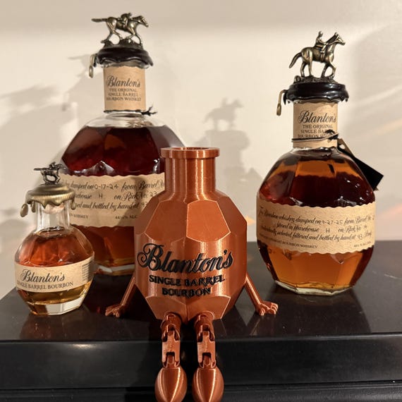 3D Printed Blantons Bottle Shelf Buddy - Etsy