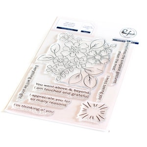 Pinkfresh Studio Simplest Gestures Stamp, Stencil and Die Set 148522/148622/148722