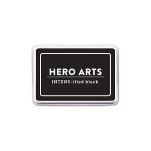 May include: Black ink pad with white text that reads "HERO ARTS INTENS-ified black".