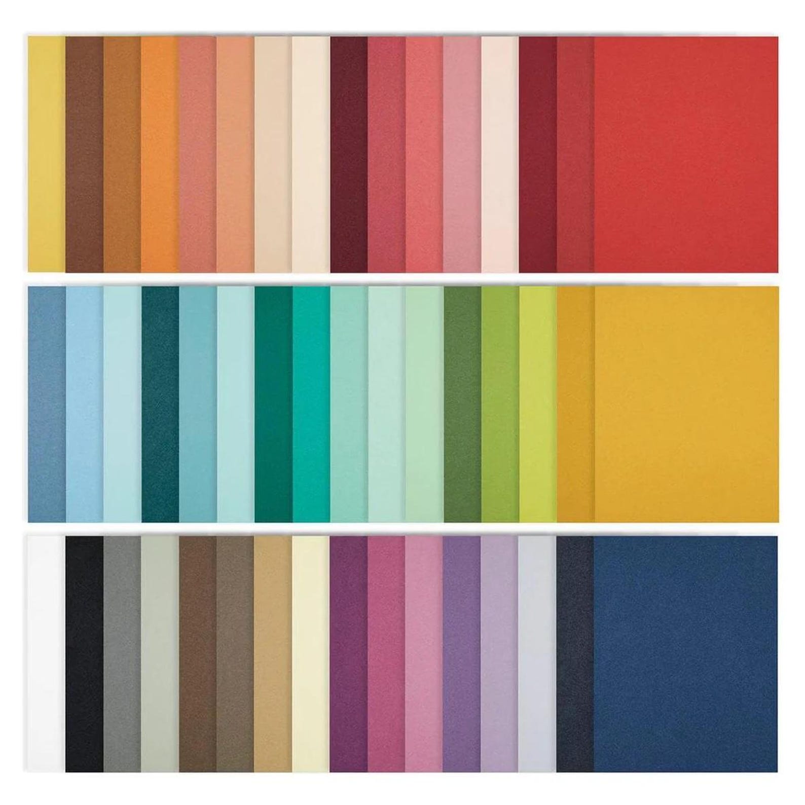 Spellbinders The Full 48 ColorWheel Cardstock Pack 85 x 11  1 each CSA001