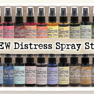 Tim Holtz Mini Distress Ink Pad Kit 1, 6 or 15, 4 Colors in Each Set, 1x1  Inch Pads, for Scrapbooking, Card Making, Art Journaling, Stamp 