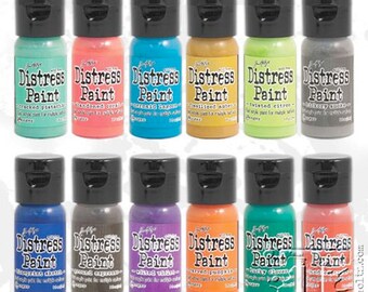 Tim Holtz Distress Acrylic PAINT Flip Top - You Choose Color
