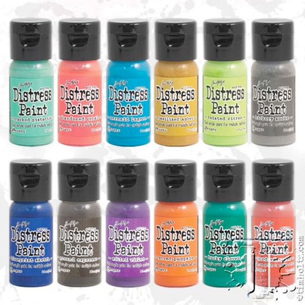 Tim Holtz Distress Acrylic PAINT Flip Top - You Choose Color