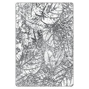 May include: Black and white line art illustration of overlapping leaves. The leaves have detailed veins and are scattered across the surface. The image has a high-contrast, artistic style, suitable for a nature-themed design.