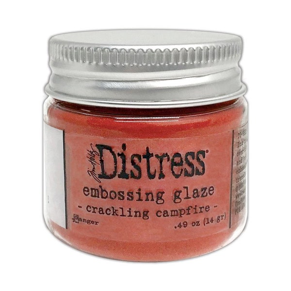 Tim Holtz Distress Embossing Glaze Crackling Fire