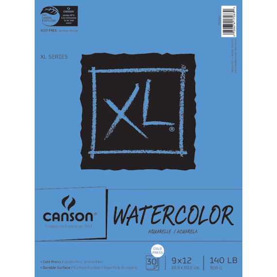 Canson XL Watercolor Paper Pad 9X12