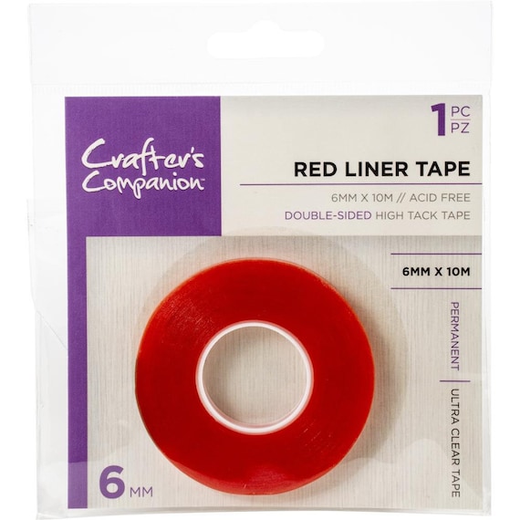 Crafter's Companion Red Liner Tape .25X11Yds-Clear