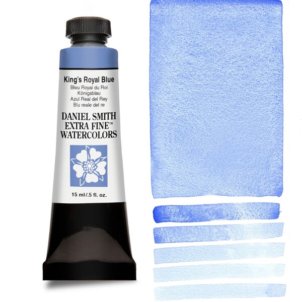 DANIEL SMITH Extra Fine Watercolors - King's Royal Blue - 15ml tube - NEW Color