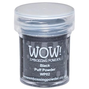 WOW Embossing Powder - Black Puff WP02