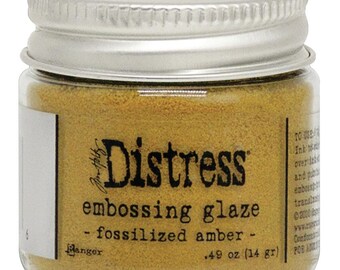 Tim Holtz Distress Embossing Glaze Fossilized Amber