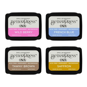 Mini-ensemble d'encres BetterPress Nature Tones de Spellbinders - Lot de 4 BPI-002