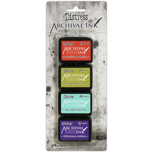 Tim Holtz Mini Distress Archival Ink Pad Kits - Your Choice