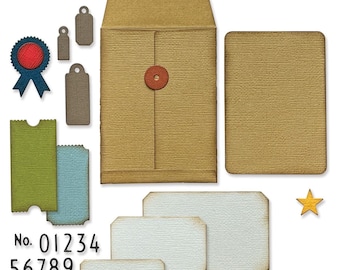 Tim Holtz Sizzix Thinlits Die Set 45PK Collector - #665926