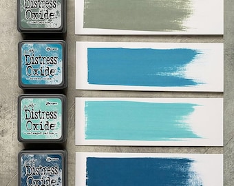 Tim Holtz Distress Mini Oxide Ink Pads 4/Pkg by - Ranger Kit 16 TDIK91622
