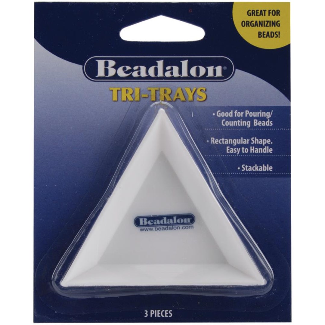 Beadolon Tri Trays 3/pkg 207A-021 Bead Tray 