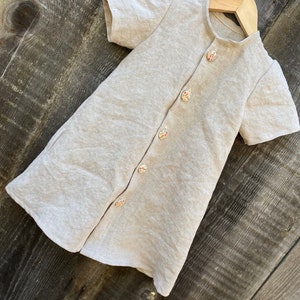 Linen girls clothing for flower girls, beach wear, birthdays ,summer dress, girls dress, toddler dress, newborn dress