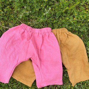 Unisex linen harem pants for toddlers, boys linen clothing, girls linen pants, harem pants, boys harem pants