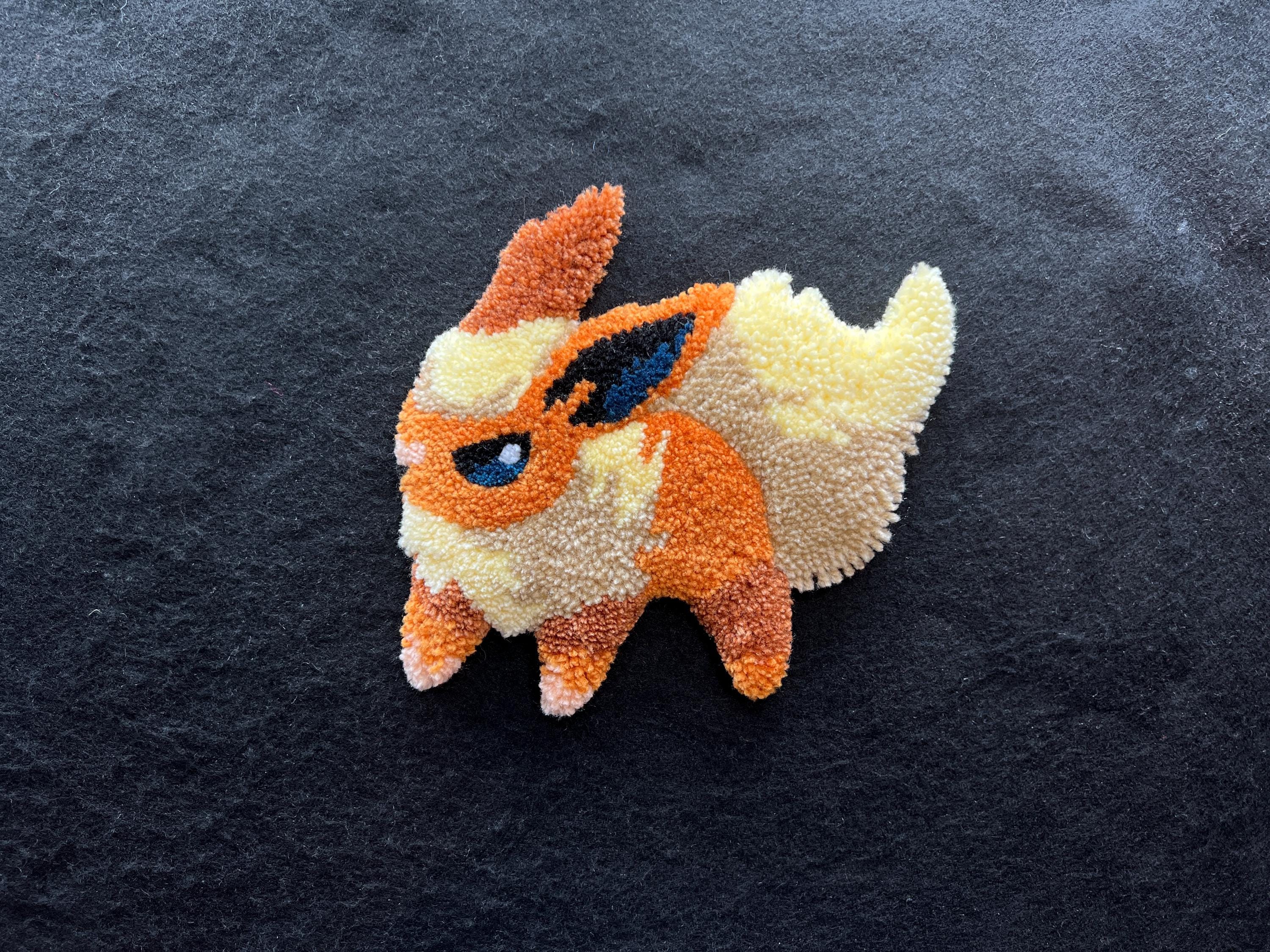 Pokemon Inspired Tufted Rug Wall Decor, Anime Game Character Mini Rug ...