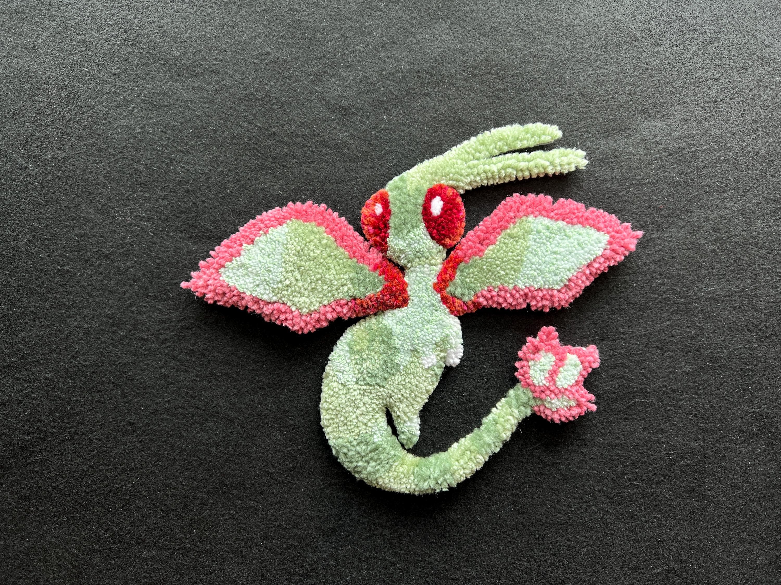 Pokemon Inspired Tufted Rug Wall Decor, Anime Game Character Mini Rug ...