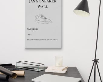 Impresión de arte mural de zapatillas minimalistas, póster de ropa urbana moderna, decoración de habitaciones