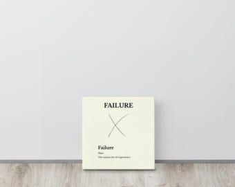 Lámina de pared minimalista "Failure", póster moderno, decoración de habitación