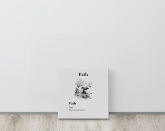 Impresión de arte mural minimalista "Path", póster moderno, decoración de habitaciones