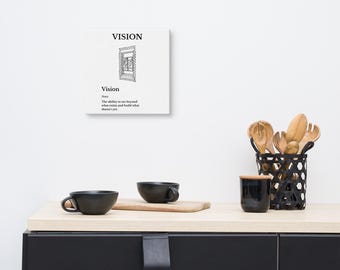 Impresión de arte mural minimalista "Visión", póster moderno, decoración de habitaciones