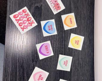 Custom Temporary Tattoo Packs, 10-50 count