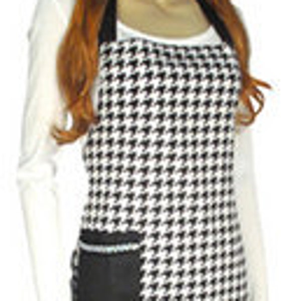 Embroidered Houndstooth Women's Apron Alabama Crimson Tide Football