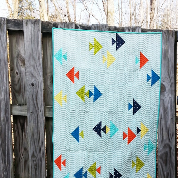 Fish Quilt Etsy
