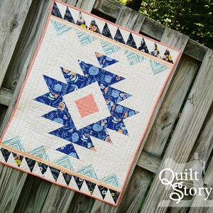 PDF quilt Pattern Modern quilt Aztec Quilt Pattern: Urban Aztec Instant Download image 4