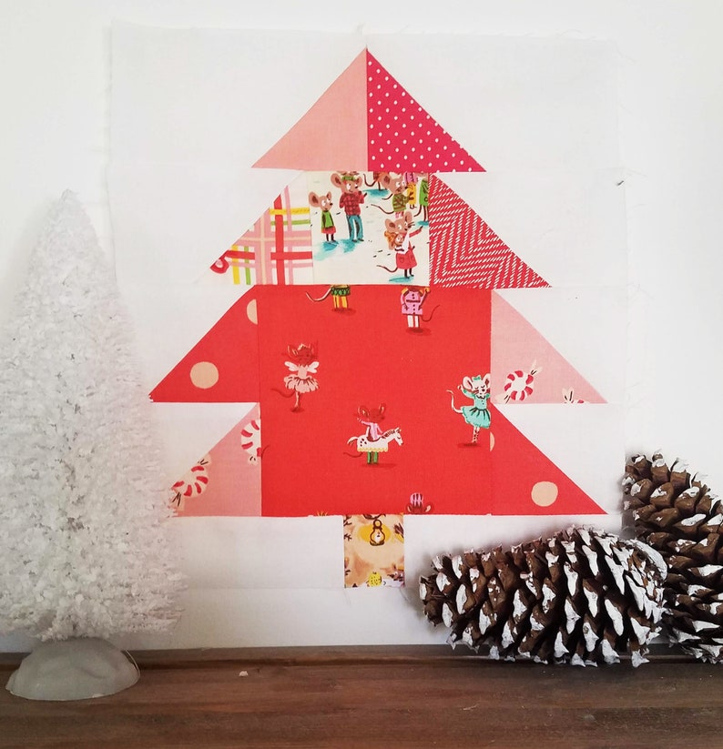 Christmas Tree Quilt Pattern Instant Download PDF Pattern Pine Tree - Etsy