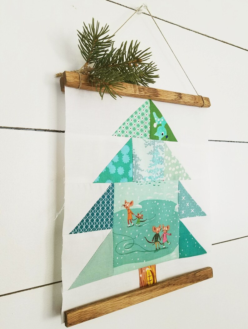 Christmas Tree Quilt Pattern Instant Download PDF Pattern Pine Tree - Etsy