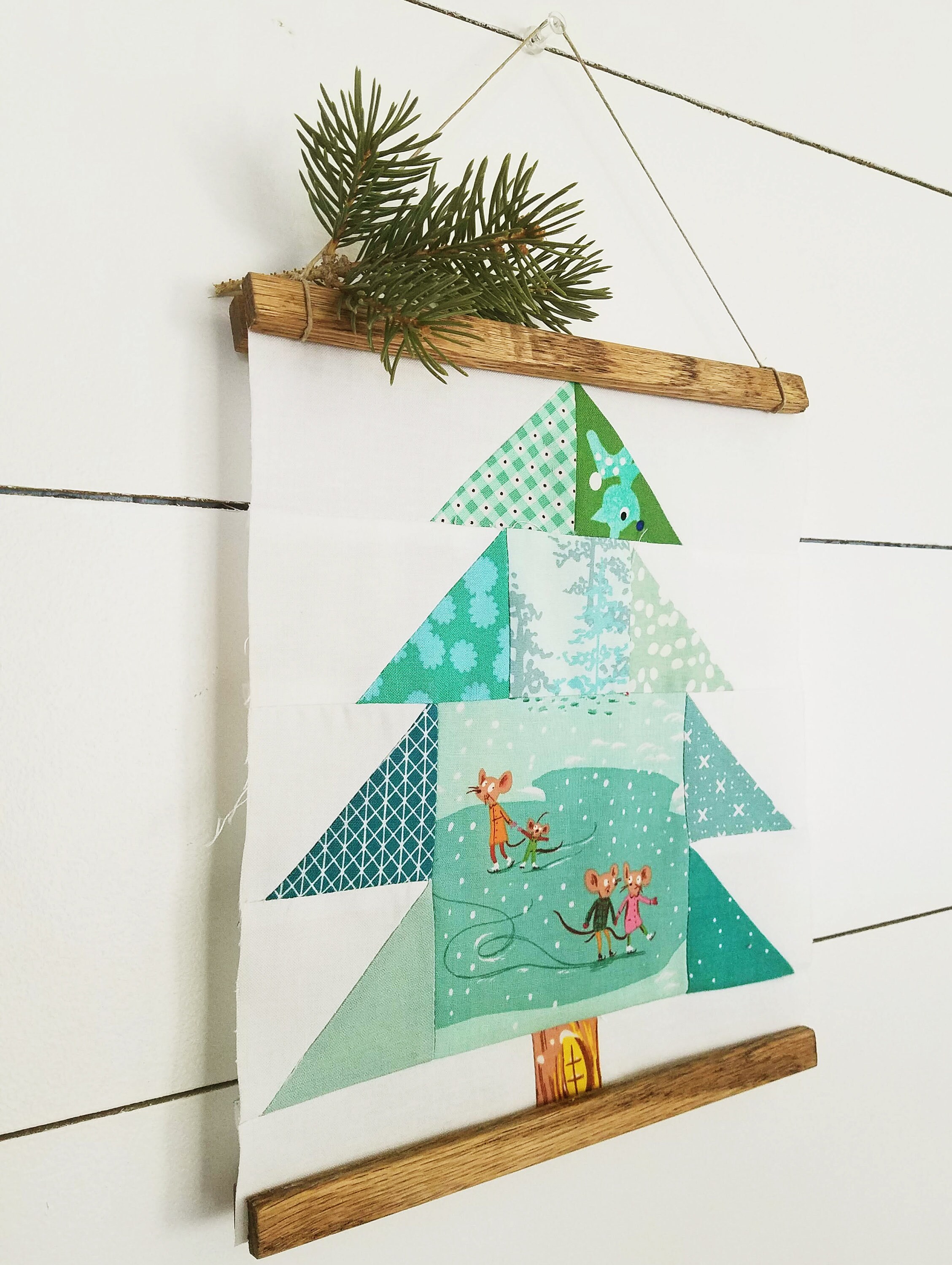 Christmas Tree Quilt Pattern Instant Download PDF Pattern Pine Tree - Etsy