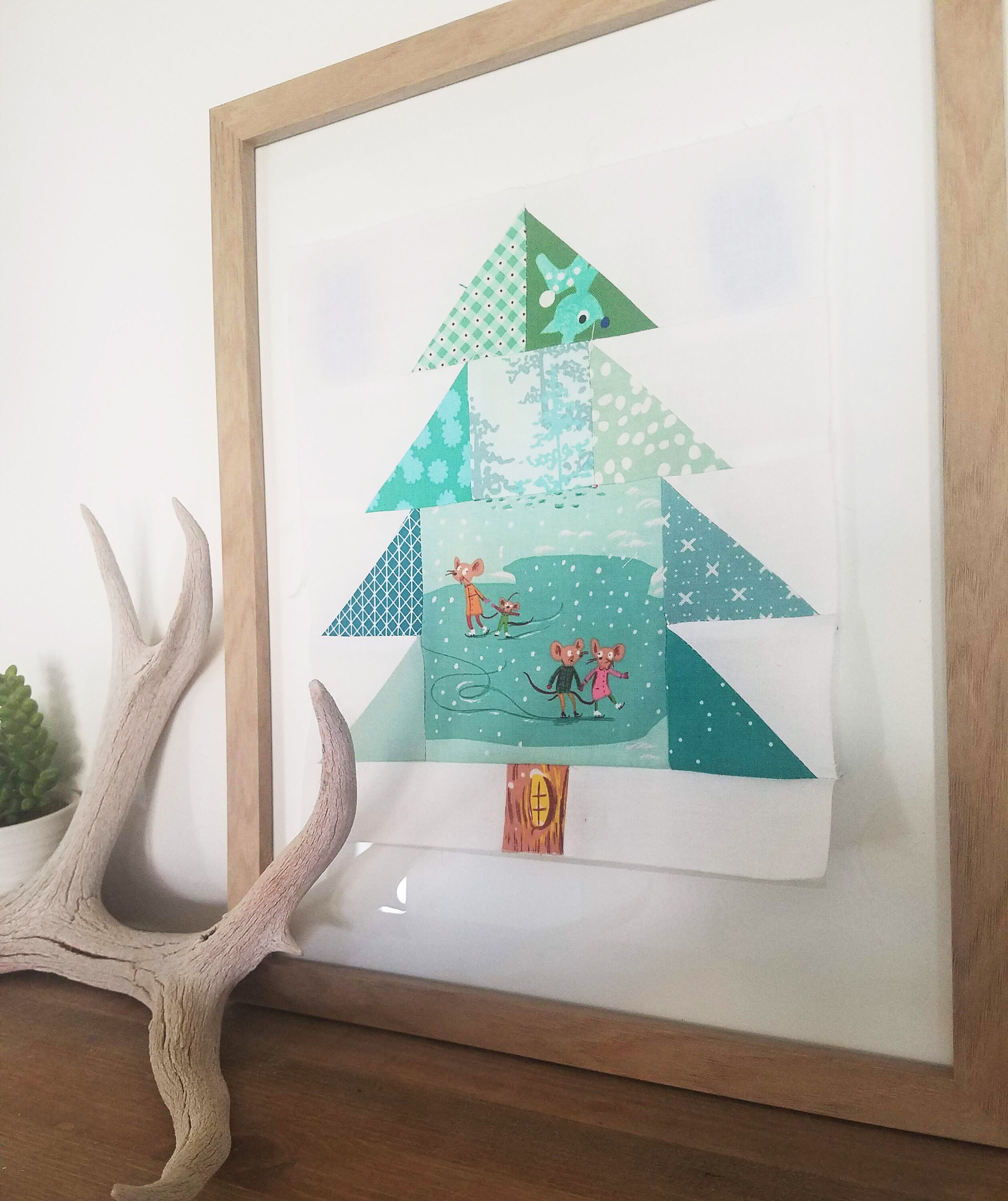 Christmas Tree Quilt Pattern Instant Download PDF Pattern Pine Tree - Etsy