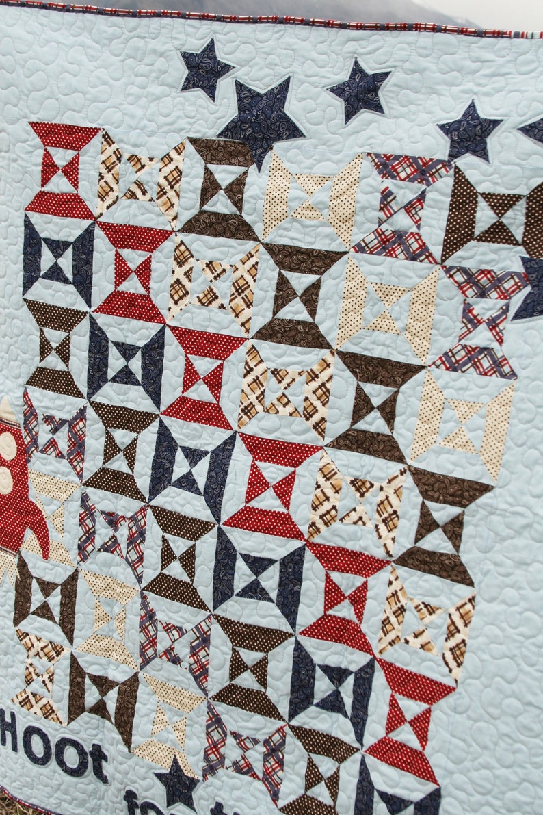 PDF Quilt Pattern Rocket Boy image 3