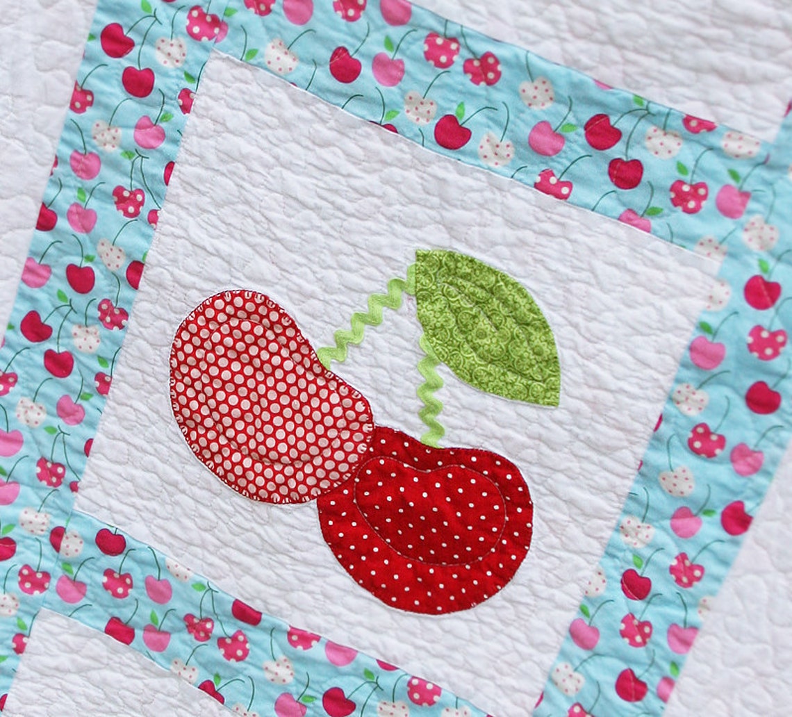 Yummy Cherry PDF Quilt Pattern Etsy